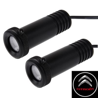 Car Door LED Laser Welcome Decorative Light, LED Laser for Citroen Logo
