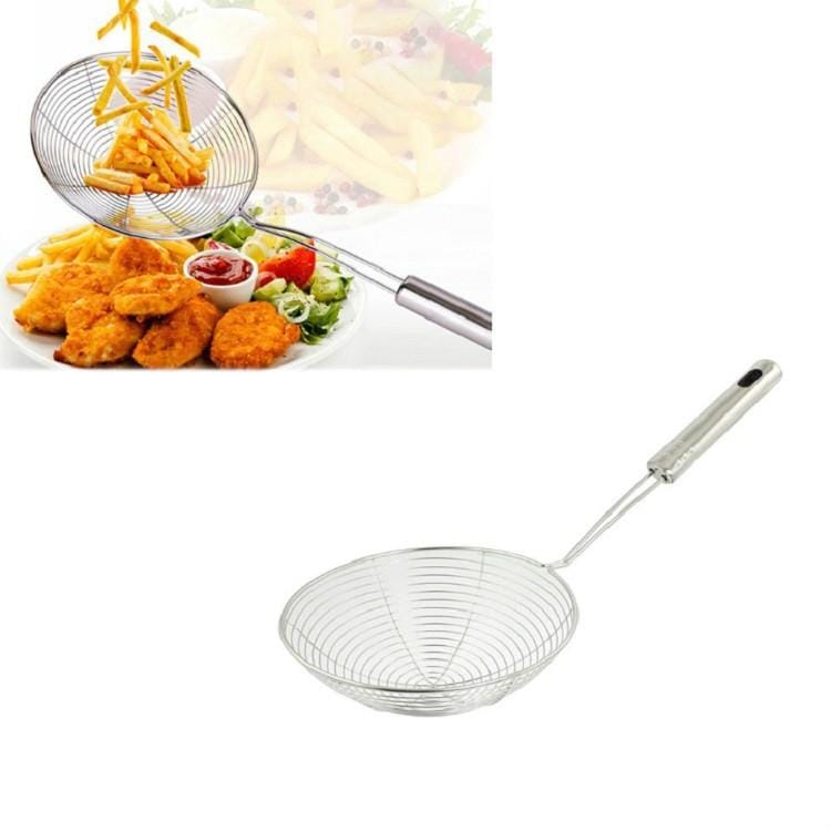 Kitchen Oval Fine Mesh Stainless Steel Cooking Oil Filter, Specifications:33cm