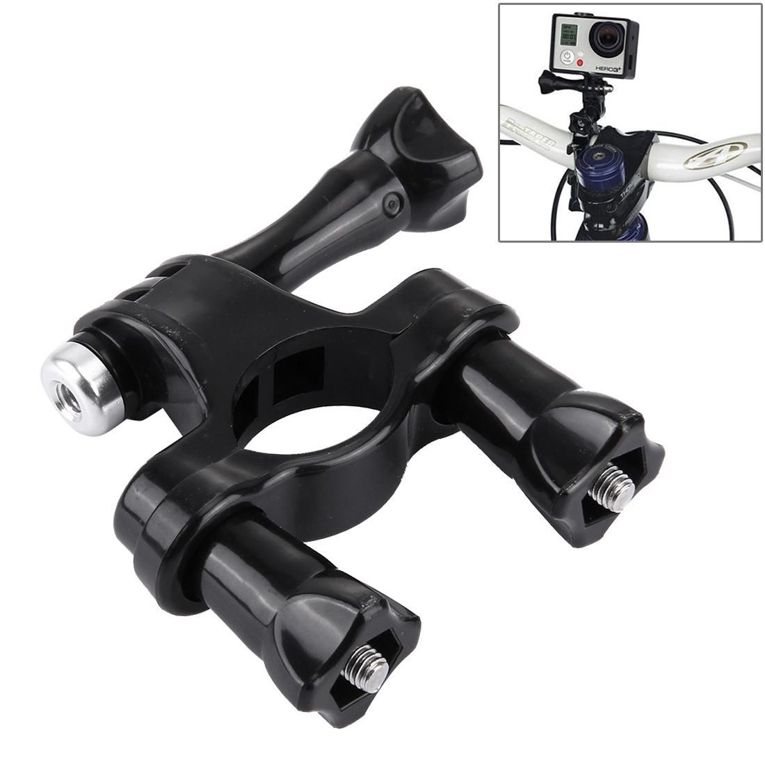 TMC Handlebar Seatpost Pole Mount Bike Moto Bicycle Clamp for GoPro  NEW HERO /HERO6   /5 Session /5 /4 Session /4 /3+ /3 /2 /1, Xiaoyi Sport Cameras (Black)