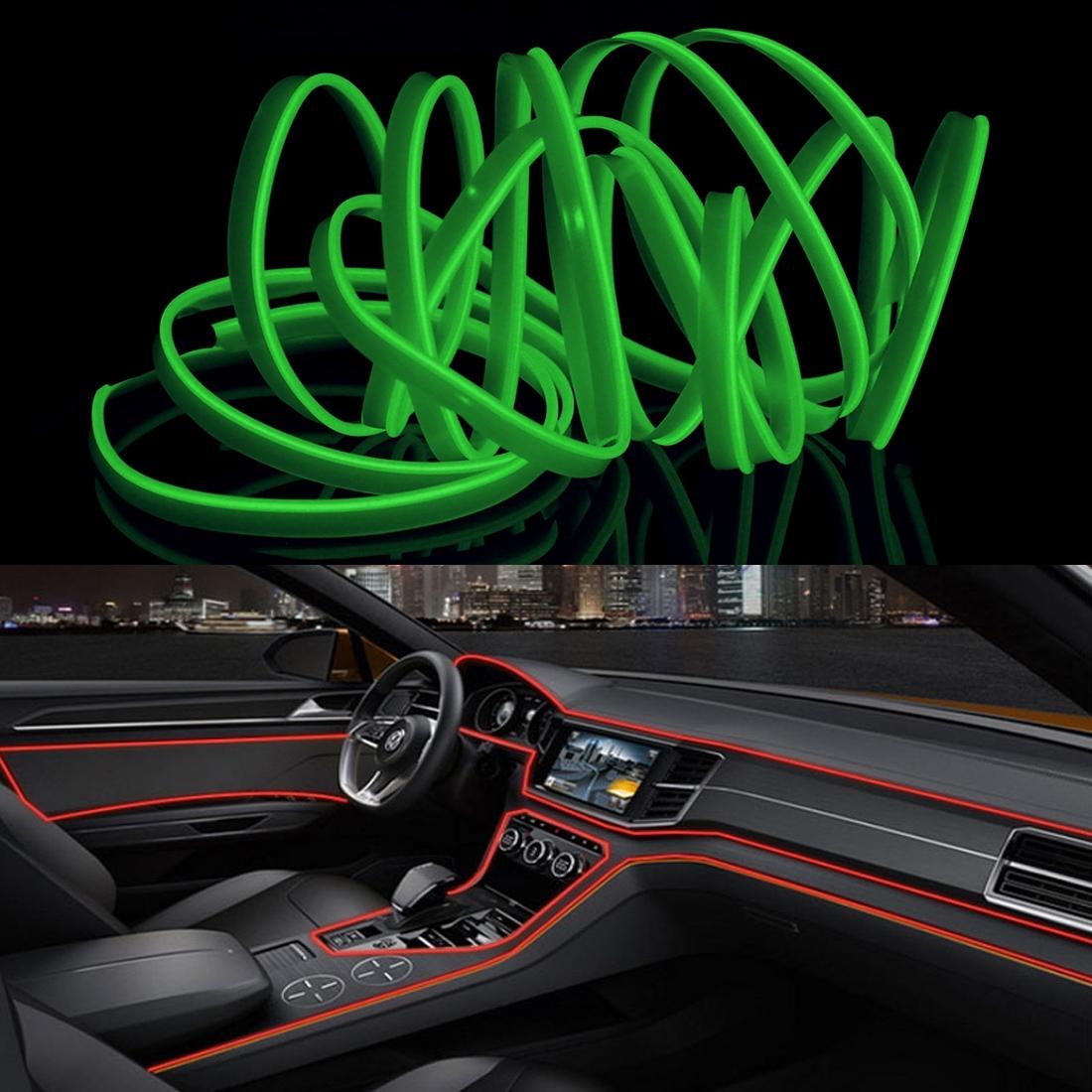 3m Cold Light Flexible LED Strip Light For Car Decoration (Green Light)