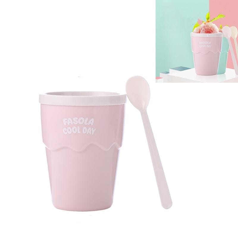 FaSoLa DIY Homemade Shattered Smoothie Cup Milk Shake Popsicle Ice Cream Mould (Olive Green)