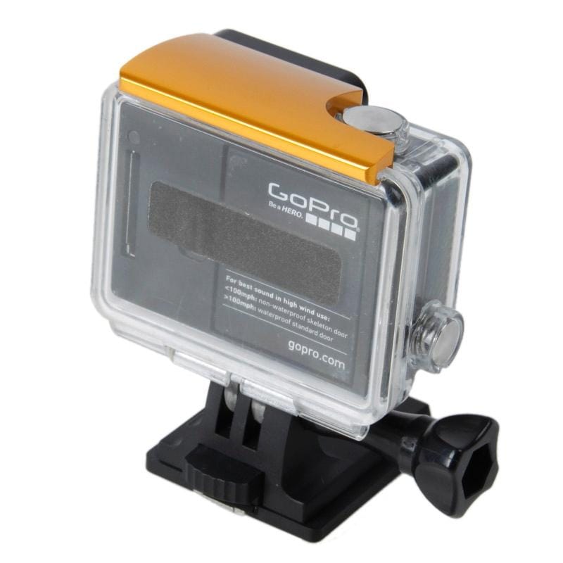 TMC CNC Aluminum Back Door Clip for Gopro HERO4 /3+ (Gold)