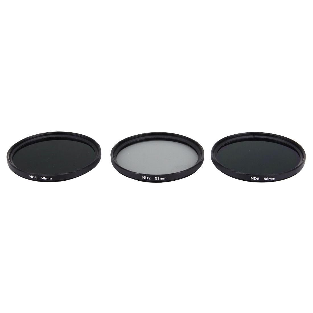 JUNESTAR Proffesional 58mm Lens Filter ND Filter Kits  for GoPro & Xiaomi Xiaoyi Yi & SJCAM Sport Action Camera