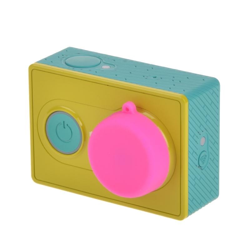 Silicone Lens Cap for Xiaomi Yi / GoPro Hero4 / 3+ / 3 (Magenta)