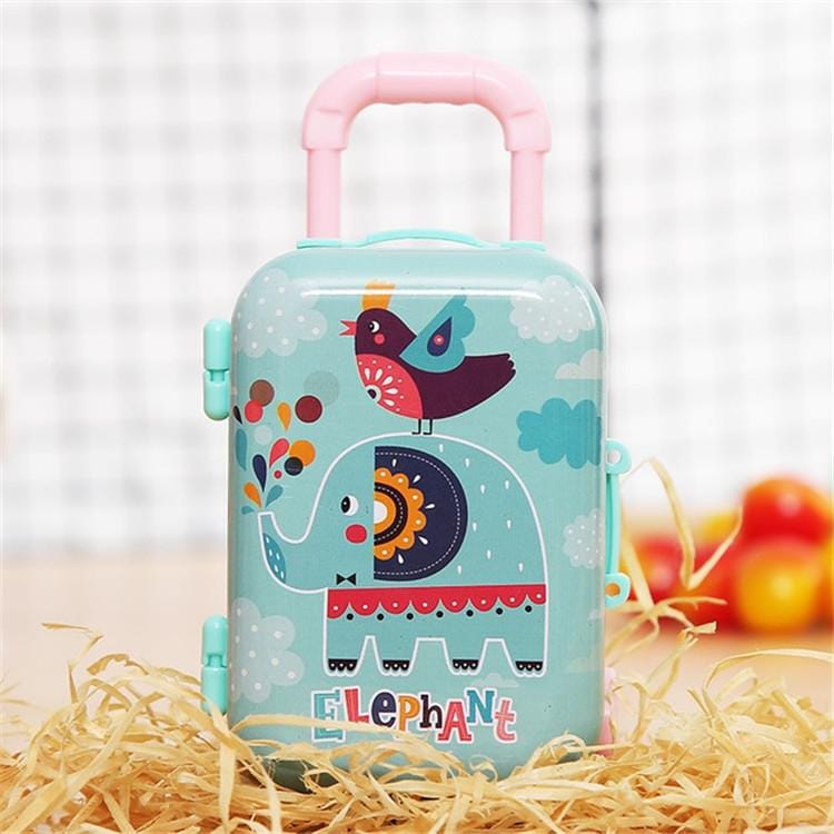 Christmas Toy Gift Trolley Case Cartoon Early Education Children Play House Small Gift Suitcase (Type 4)