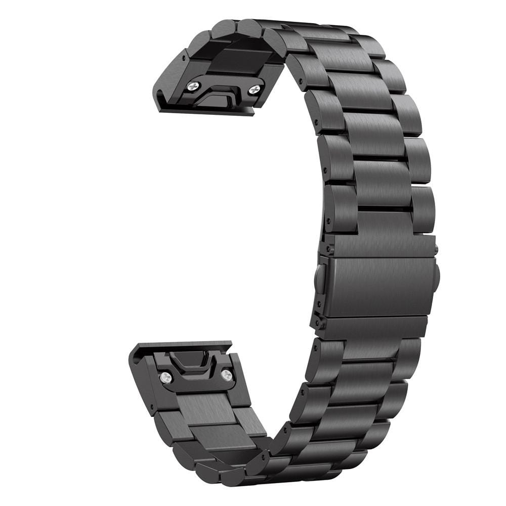 For Garmin 5 20mm Tri-Bead Stainless Steel Steel Watchband (Golden)