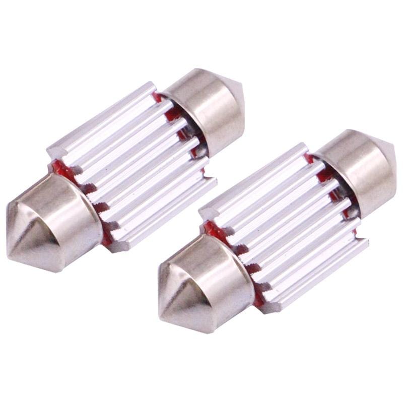 2 PCS 31mm 2.5W 180LM White Light 6 LED SMD 2835 CANBUS License Plate Reading Lights Car Light Bulb