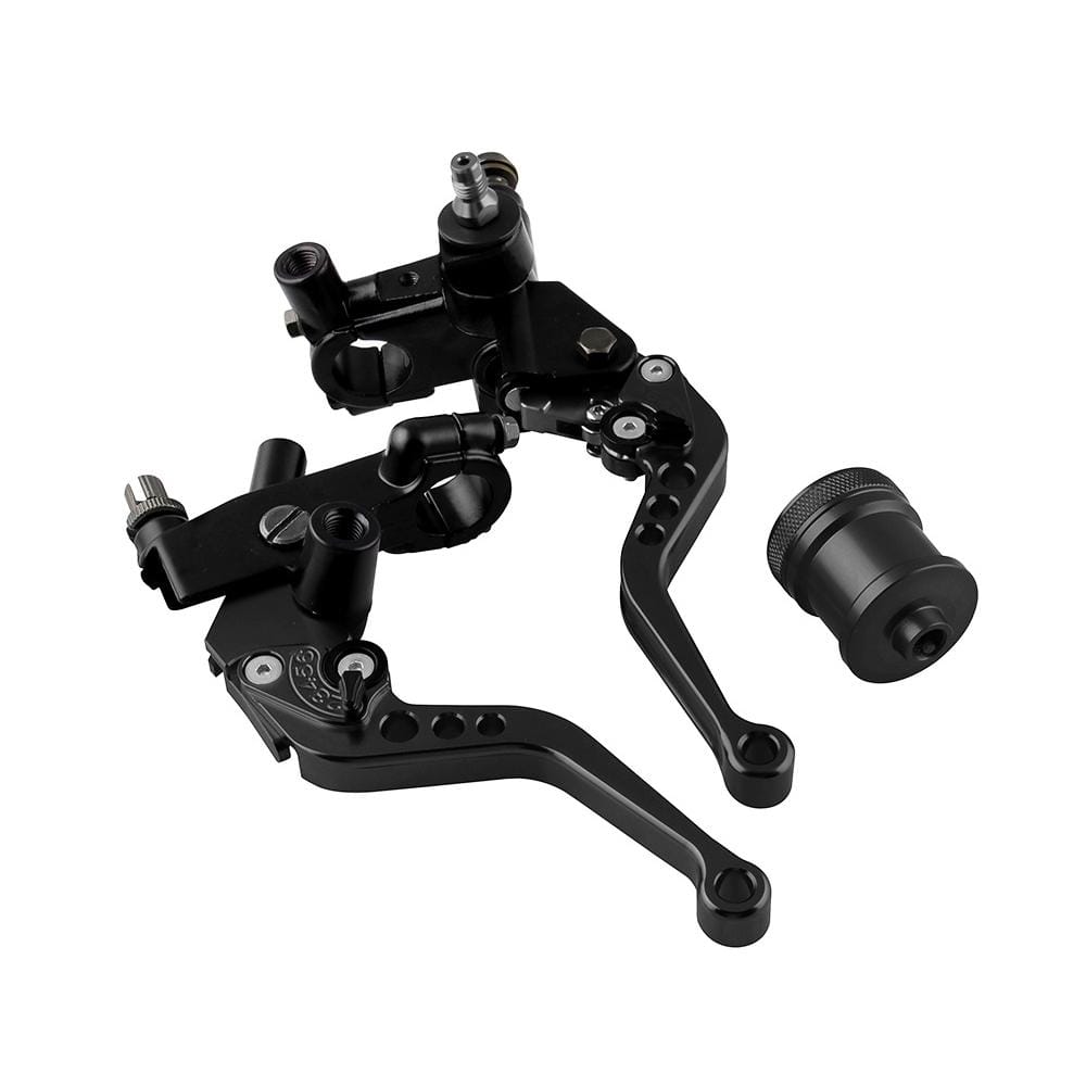 MB-MH032 Modified Motorcycle Mountain Bike Hydraulic Brake Clutch Cylinder Lever for 7/8 inch  Standard Handlebar (Red)