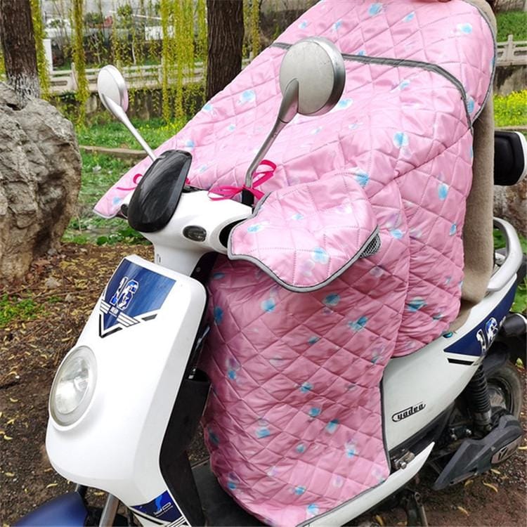 Summer Motorcycle Waterproof Windshield Covered Sunshade (Pink Love)