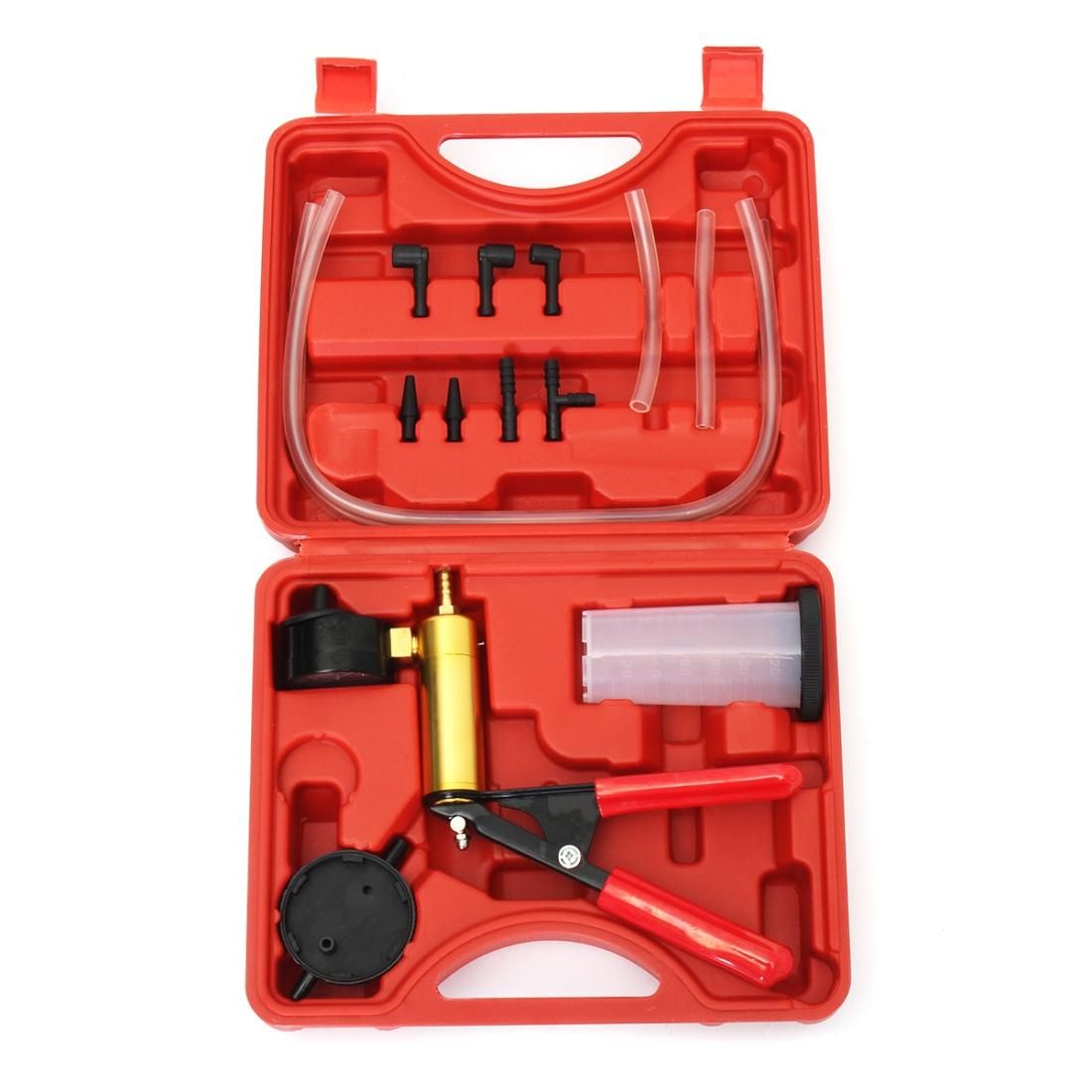 2 in 1 Brake Fluid Bleeder Change Hand Held Vacuum Pistol Pump Tester Kit