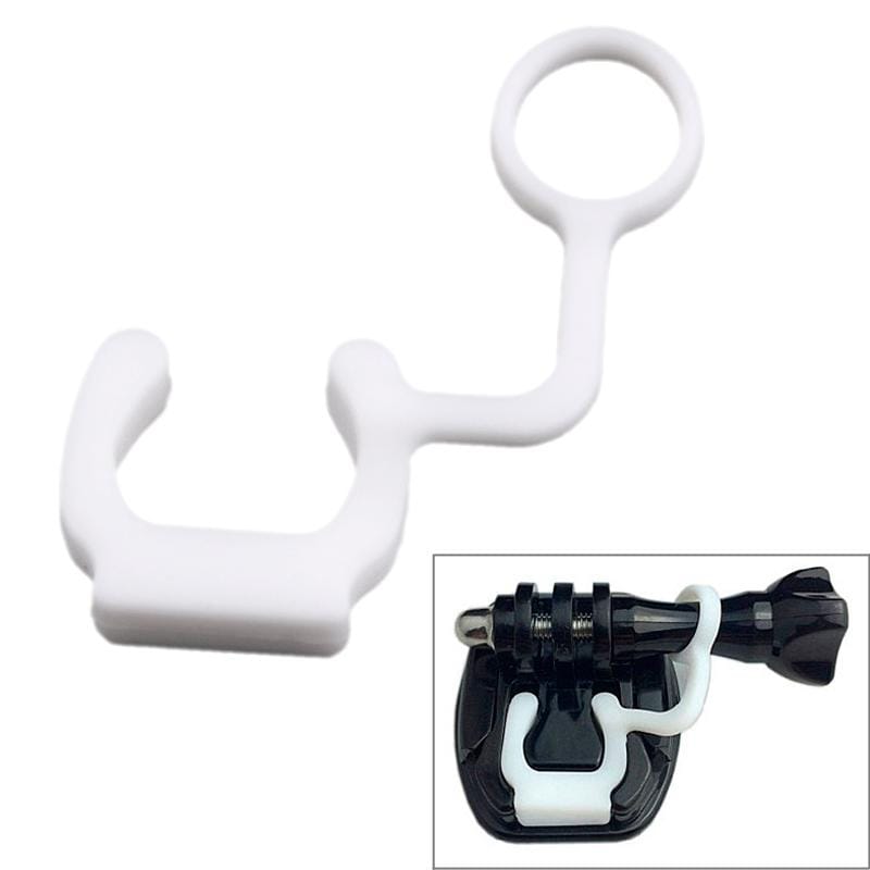 ST-153 Quick-Release / Anti-vibration Rubber Locking Plug for GoPro HERO4 /3+ /3 /2 /1 (White)