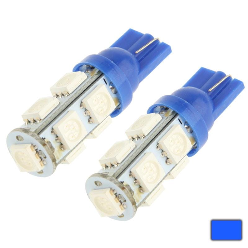 T10 Green 9 LED 5050 SMD Car Signal Light Bulb (Blue)