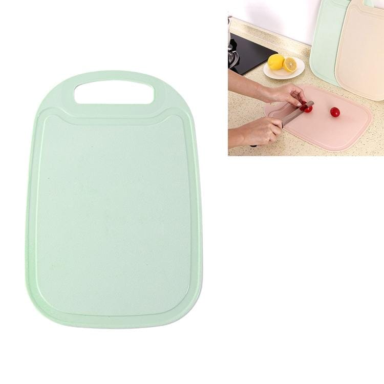 Kitchen Household Cutting Vegetables Complementary Food Rectangular Simple Trumpet Cut Fruit Cutting Board (Blue)