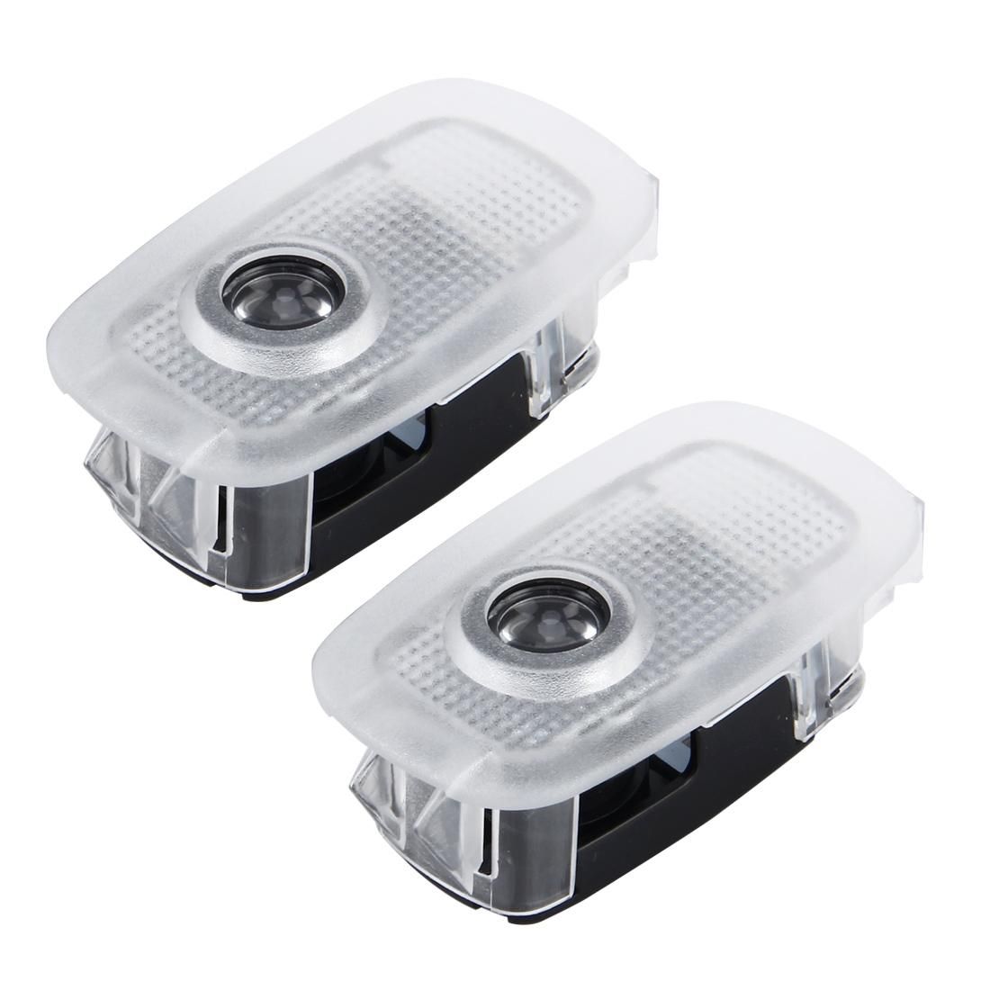 2 PCS LED Car Door Welcome Logo Car Brand 3D Shadow Light for Mercedes-Benz S  2006--2013