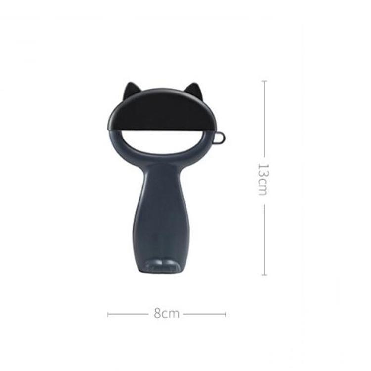 5 PCS Cartoon Cat Peeling Knife Fruit Peeling Peeler Melon Planer Fruit and Vegetable Planer (Black)