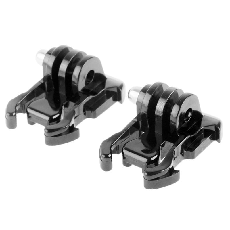 2 PCS ST-06 Basic Strap Mount Surface Buckle for GoPro  NEW HERO /HERO6   /5 /5 Session /4 Session /4 /3+ /3 /2 /1, Xiaoyi and Other Action Cameras (Black)