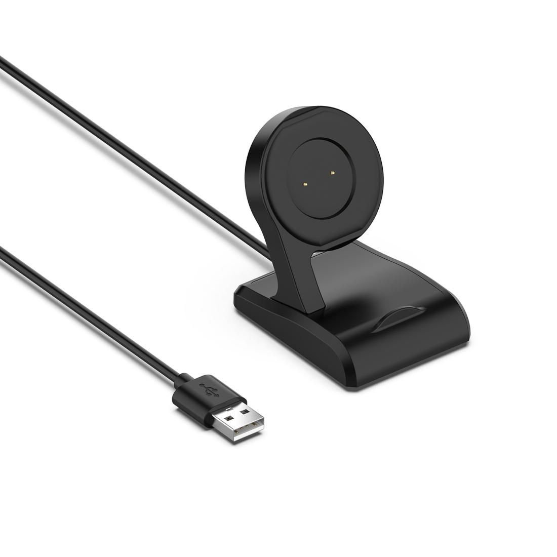 For Amazfit A1918 Portable Smart Watch Cradle Plastic Vertical Seat Charger USB Charging Cable, Lenght: 1m
