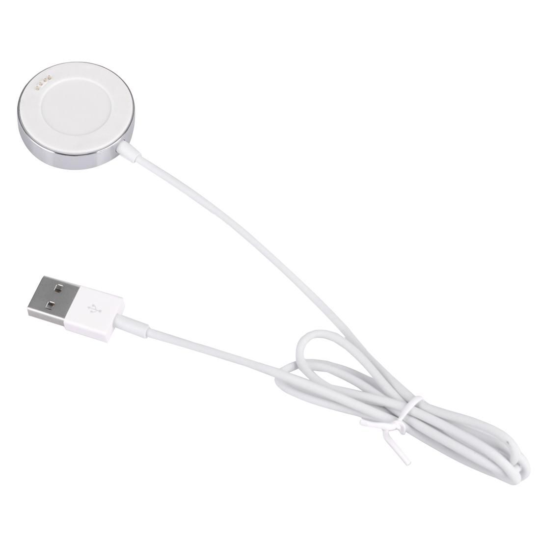 For Huawei Watch Charger Charging Dock Base Cradle with 1m USB Charging Cable, Got CE / FCC Certification (White)
