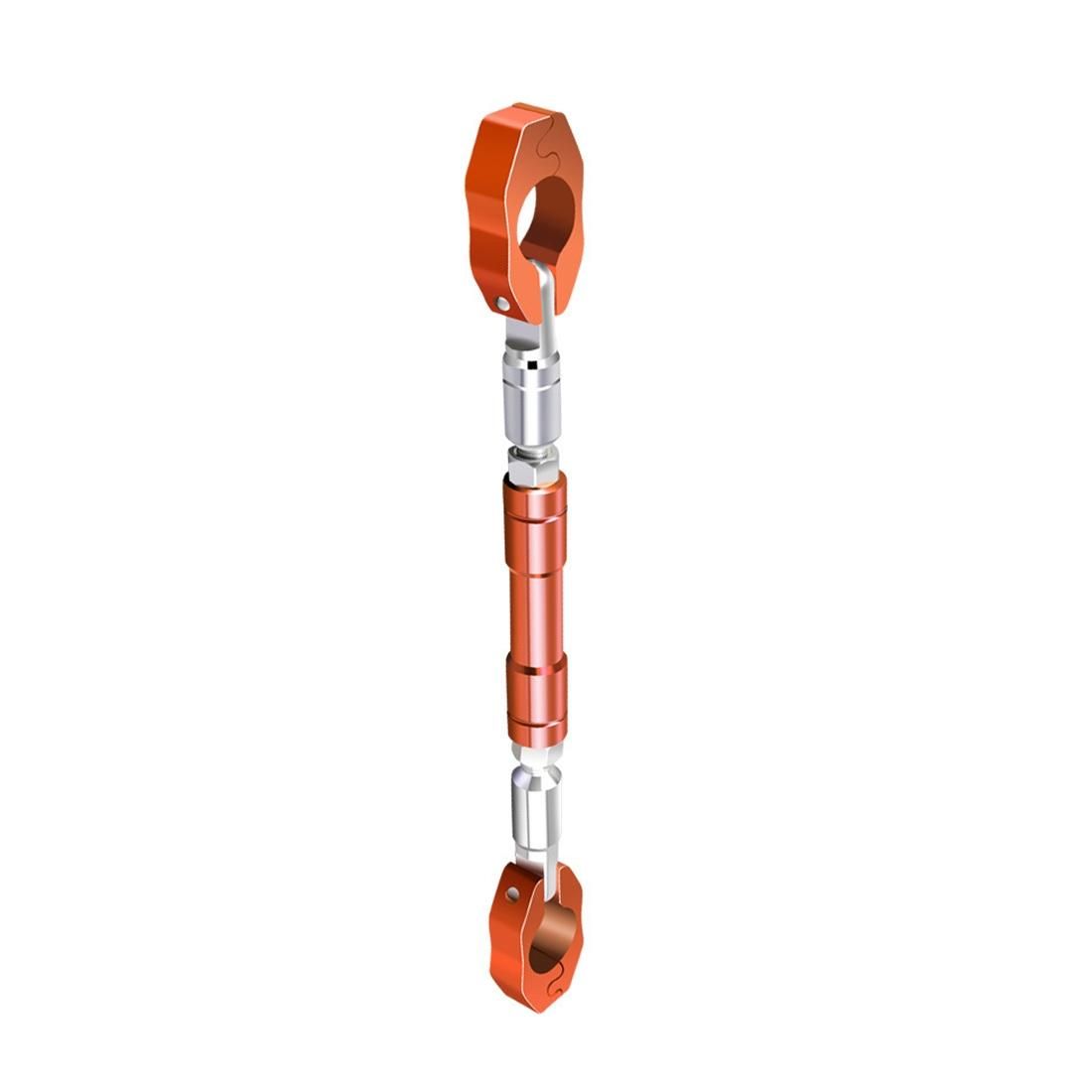 Motorcycle Aluminium Alloy Adjustable Reinforce Bar Balance Bar Motorbike Parts (Orange)