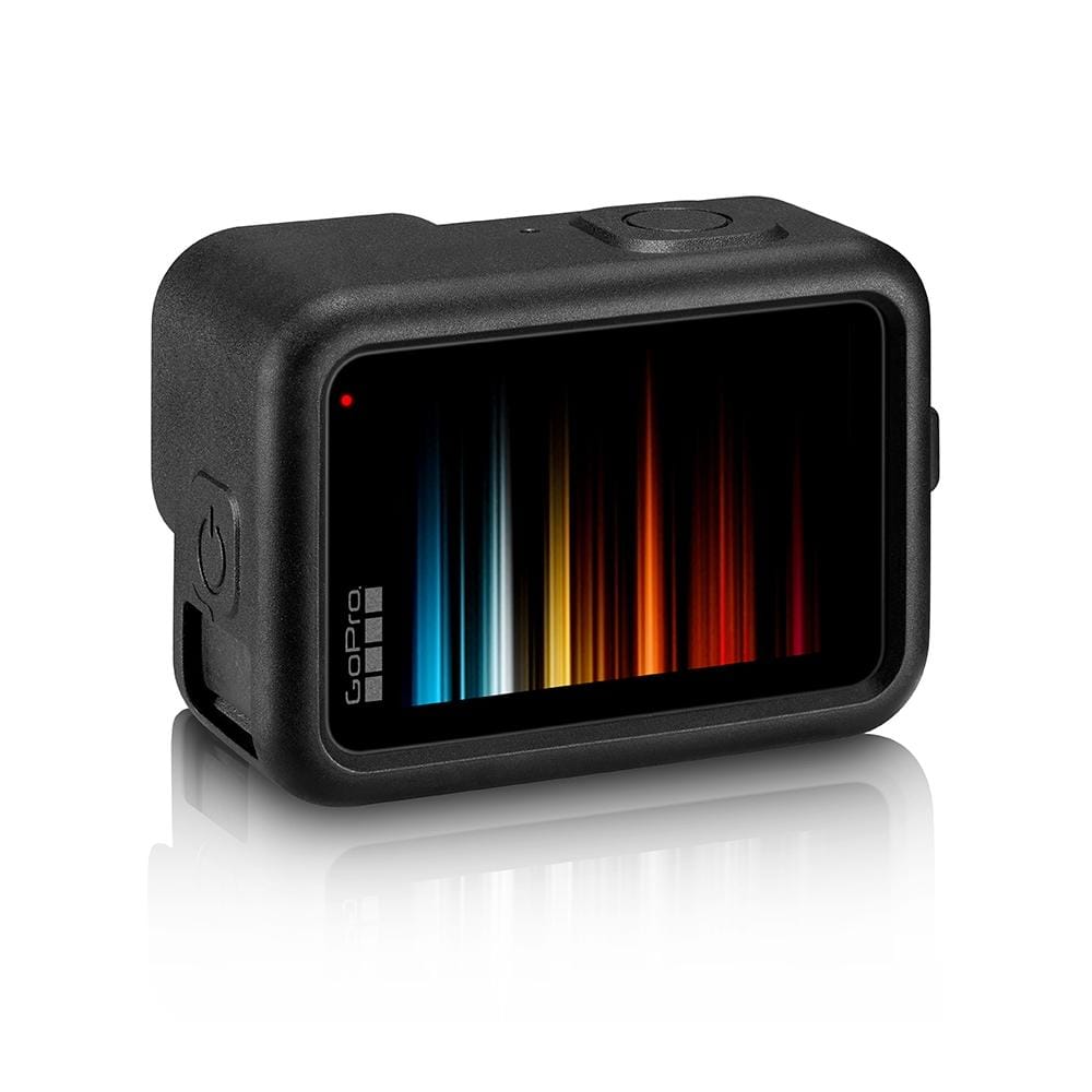 PULUZ for GoPro HERO9 Black Silicone Protective Case Cover with Wrist Strap & Lens Cover (Black)