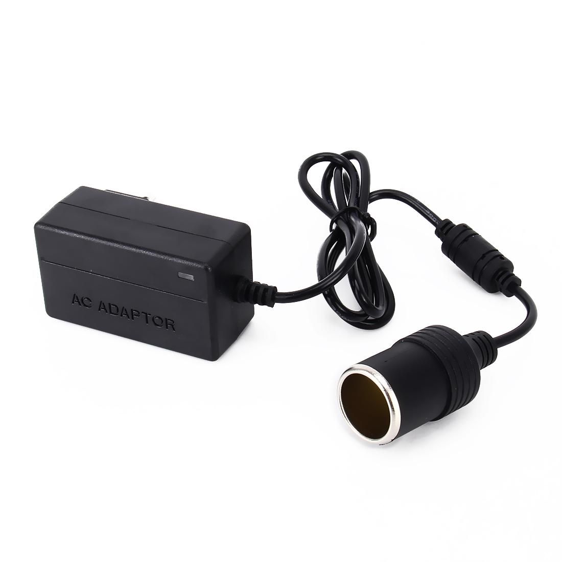 12V 2A Cigarette Lighter Power Adapter (Black)