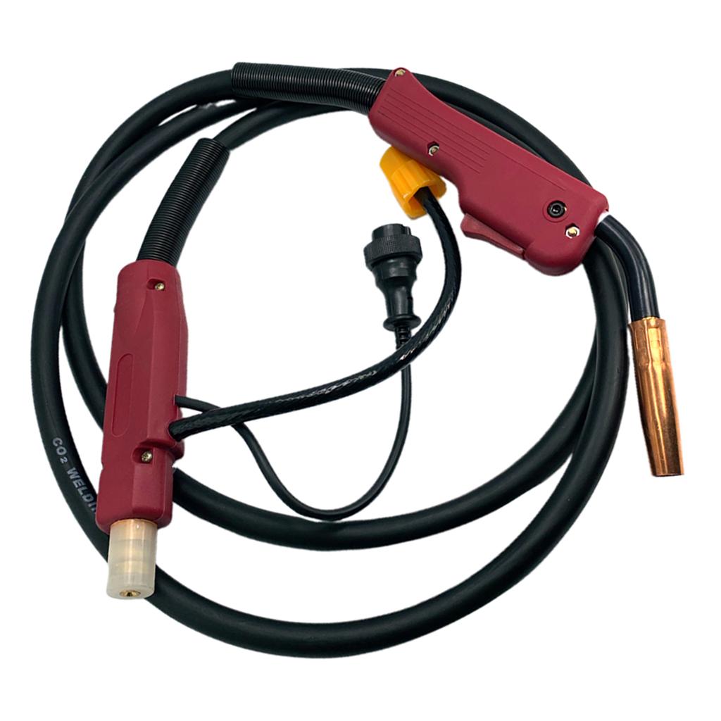 Welder Machine Welding Torch Euro Central Plug Connector Adaptor 200A 3M