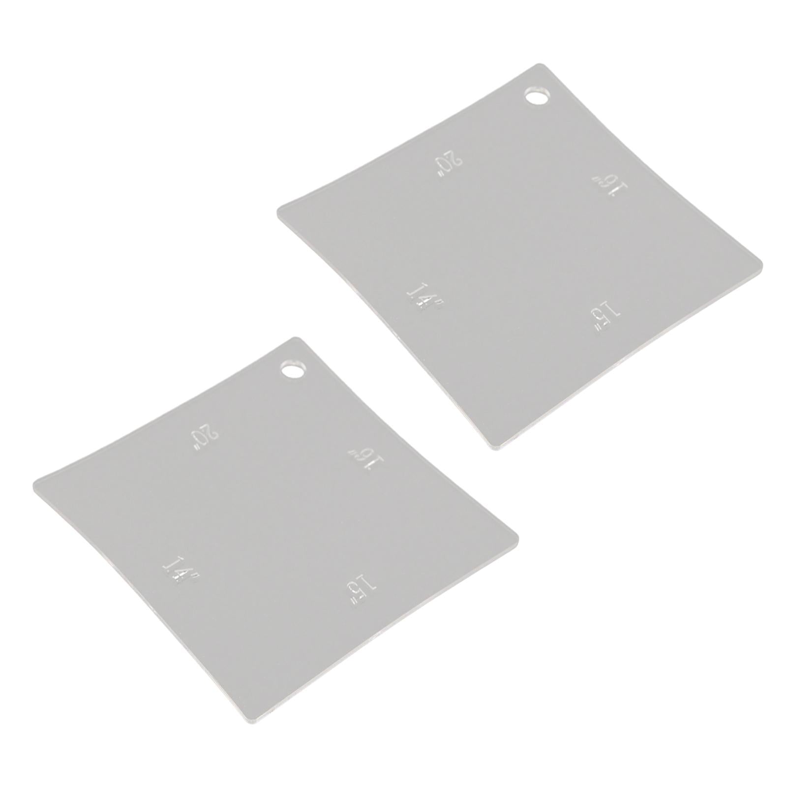 2x Guitar Gauge Measuring Tool Fingerboard Smooth Neck for Luthier