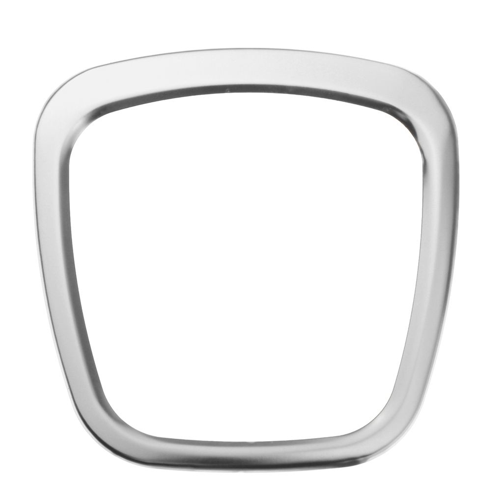 Car Steering Wheel Emblem Logo Trim Ring for Audi A4 B6 B7 B8 A3 NEW Silver