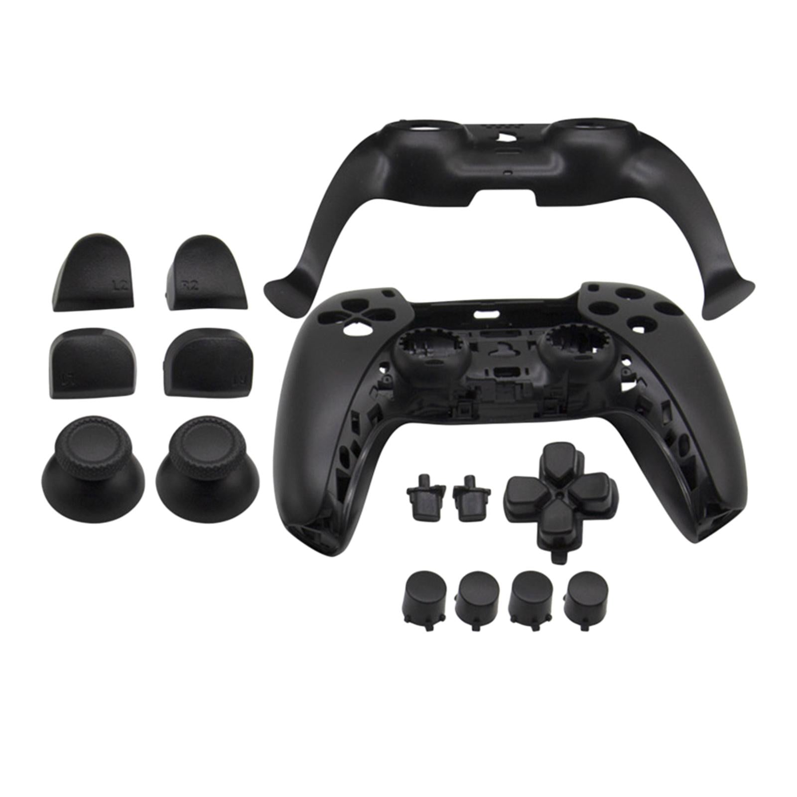Replacement Housing Cover Shell Case Set For Sony PS5 Controller Black