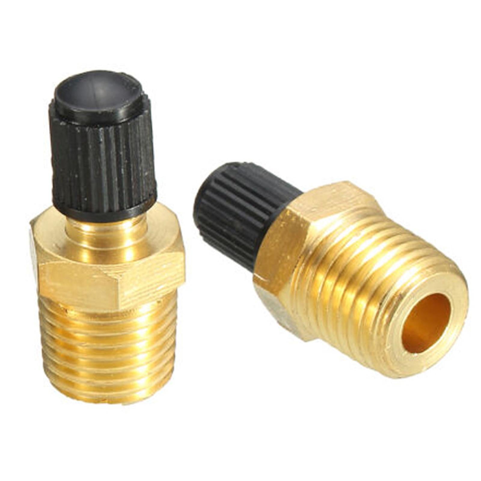 Golden Tank Filling Valve Compressor Oil Tank Filling Valve Schrader Valve 6.35mm