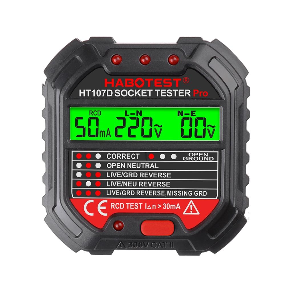 Portable Socket Tester Plug Breaker Finder Circuit Analyzer Fault Finder