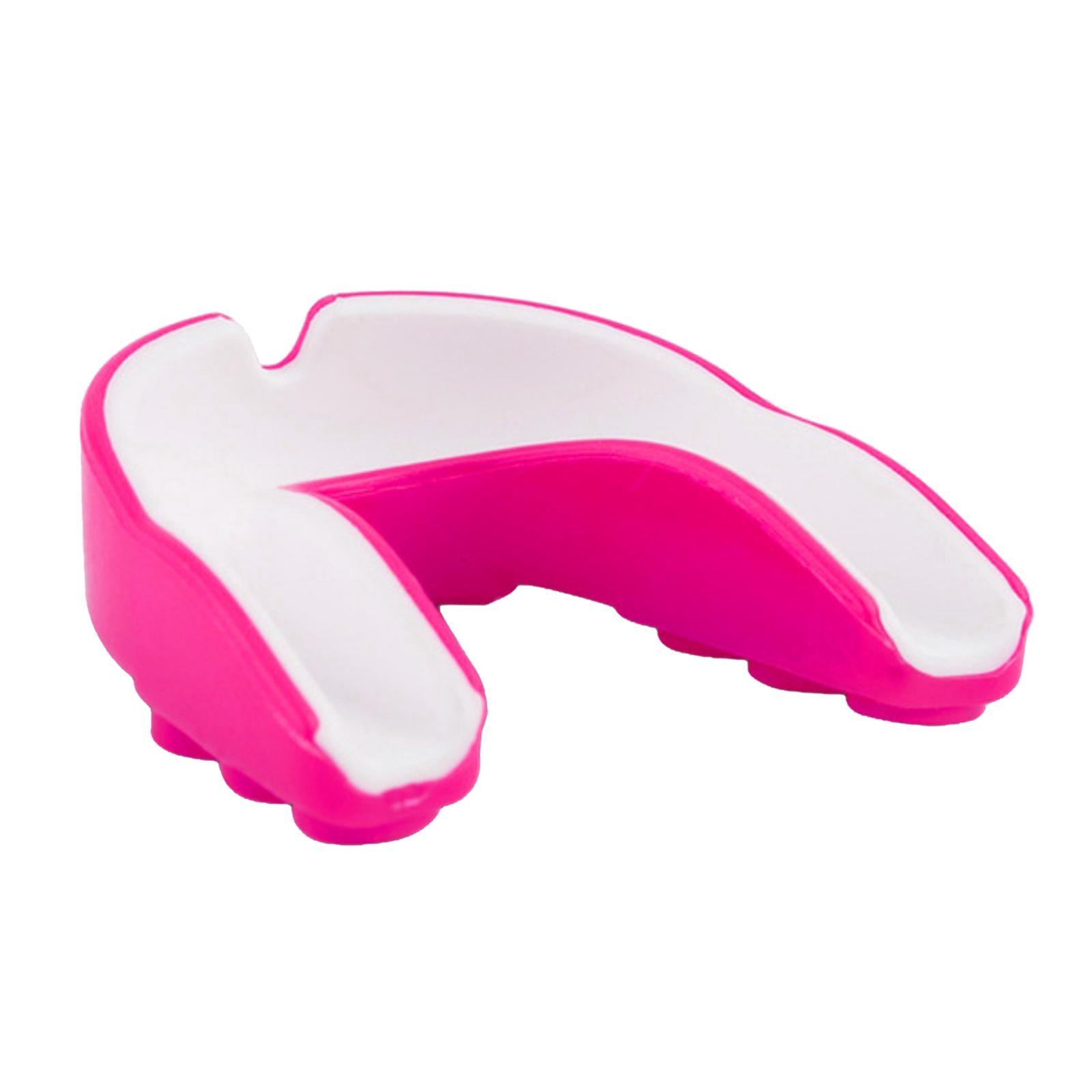 Boxing Mouth Guard Martial Sports Protection Gumshield New White+Pink