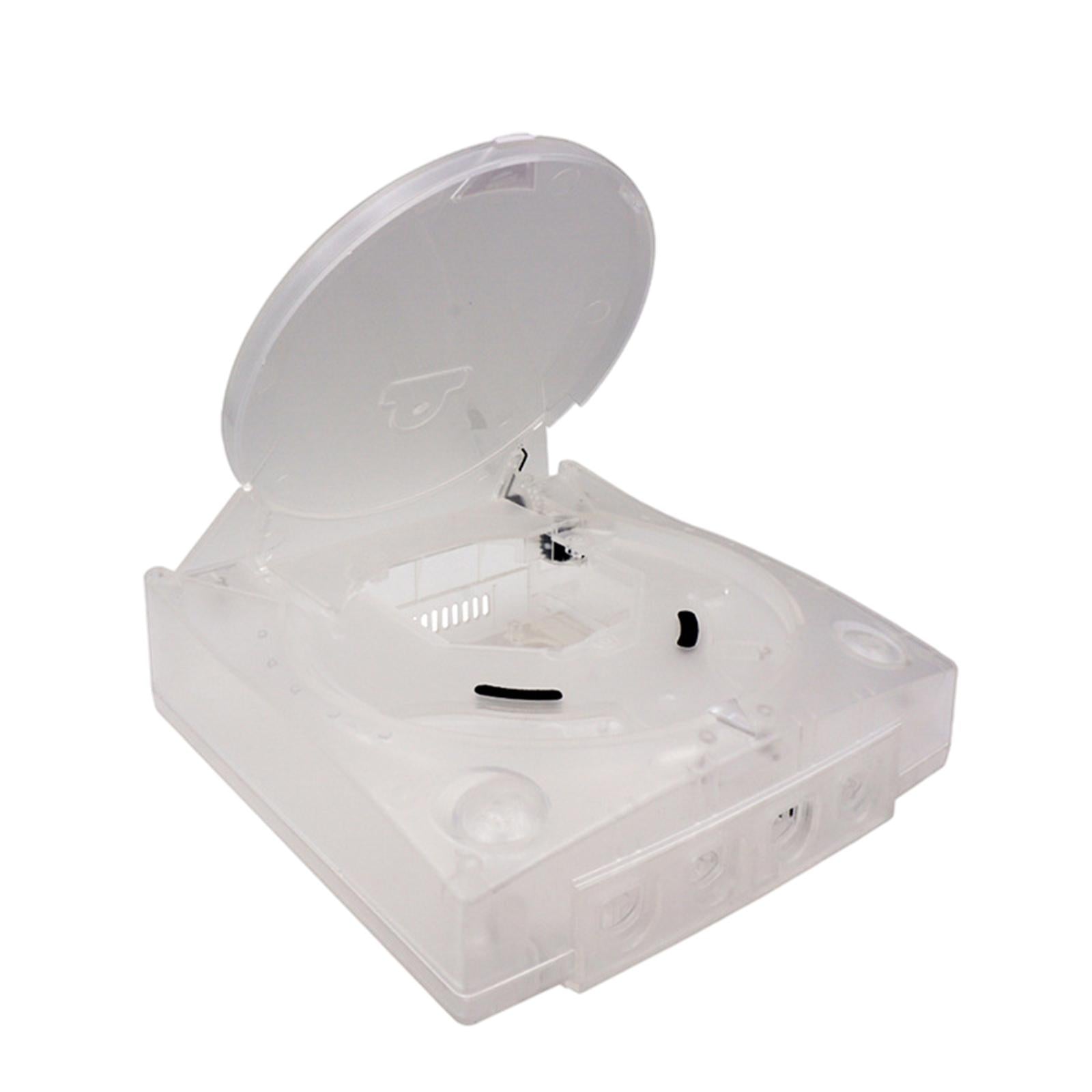 Clear Shell Cover for SEGA Dreamcast DC Easy to Remove Clear White