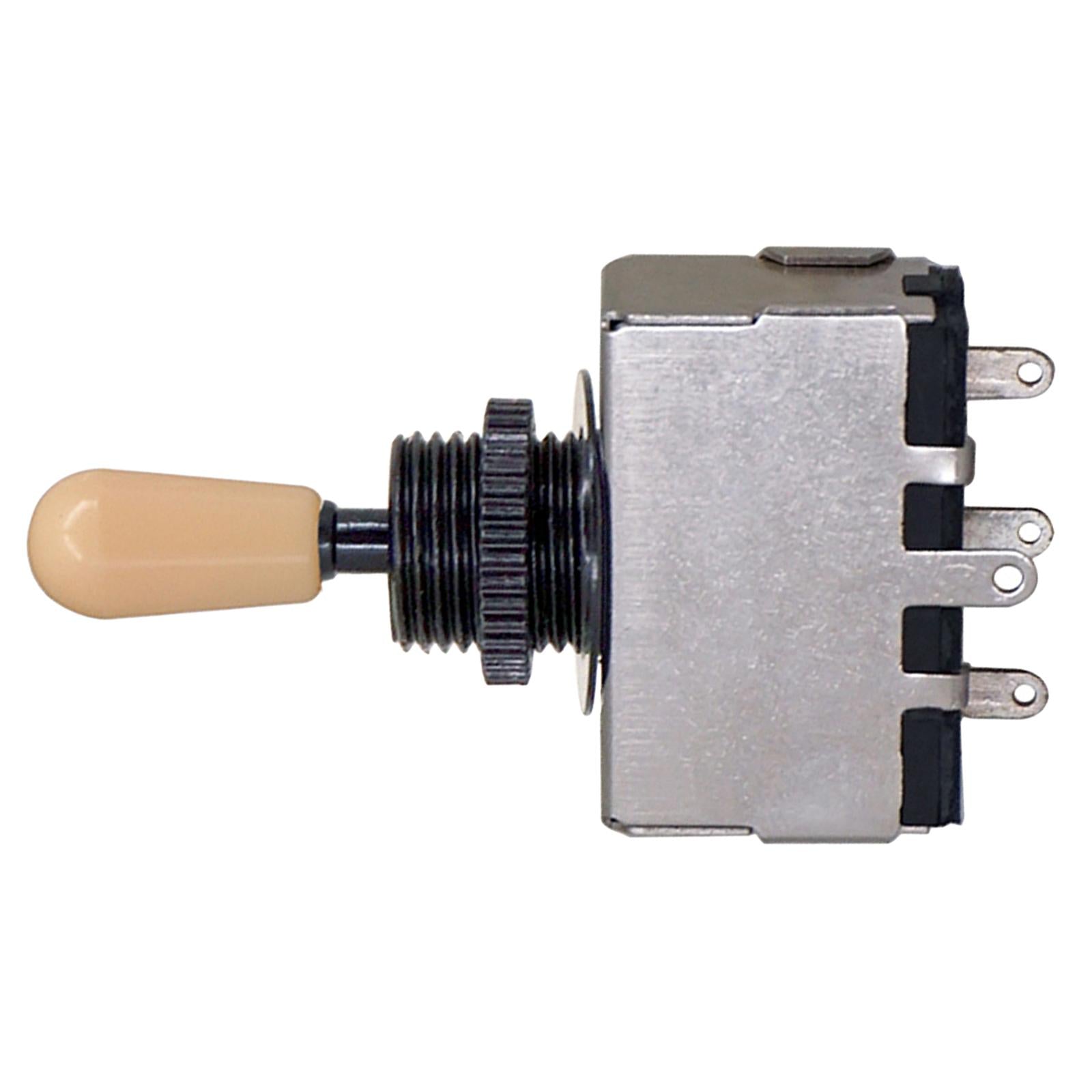3 Way Pickup Selector Tone Switch Copper Knob Electric Guitar Parts  Yellow