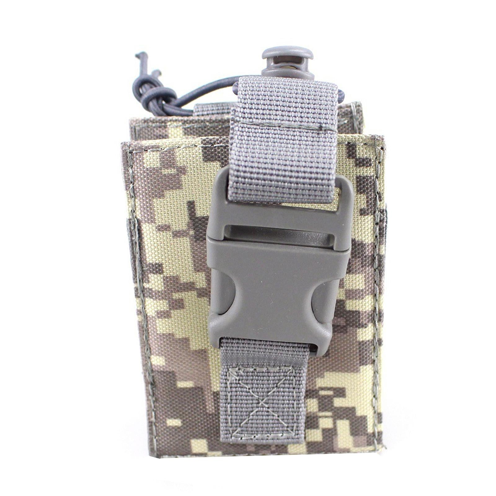 1PC Radio Pouch Holder Lightweight Portable Waist Bag Universal for Camping Multicolor A