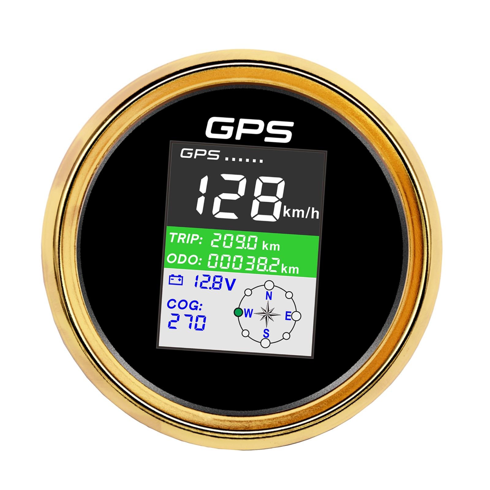 85mm GPS Speedometer Gauge LCD Display Plg3-BS-GPS for Boat Car Motorcycle