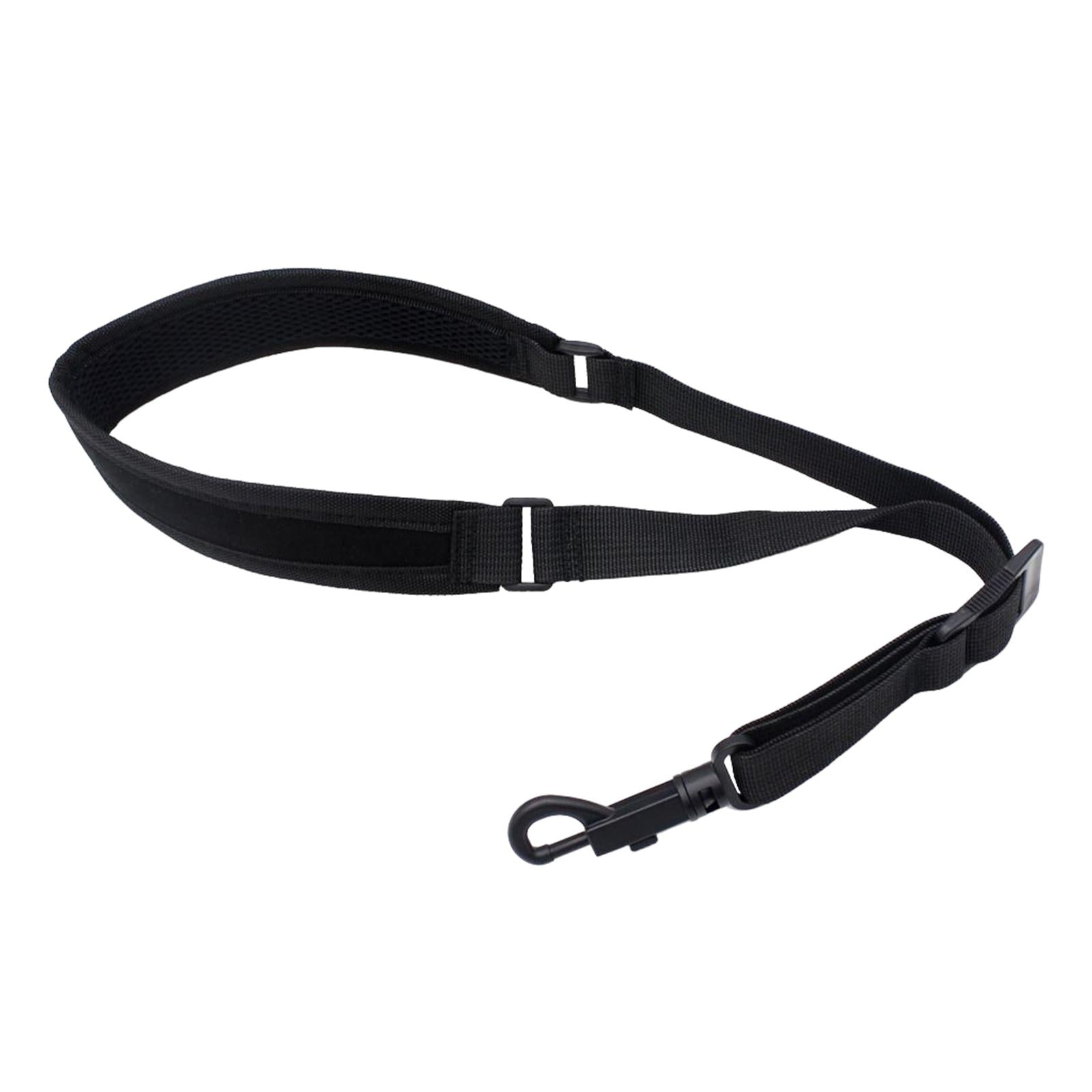 Professional Saxophone Shoulder Strap Adjustable for Sax Bass Tenor Alto black