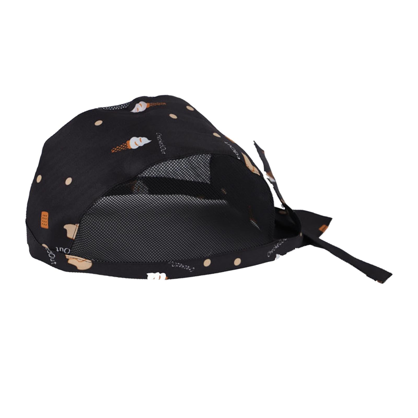 Chef Hat Waiter Grill Unisex BBQ Bakery Uniform Caps Hat Ice Cream