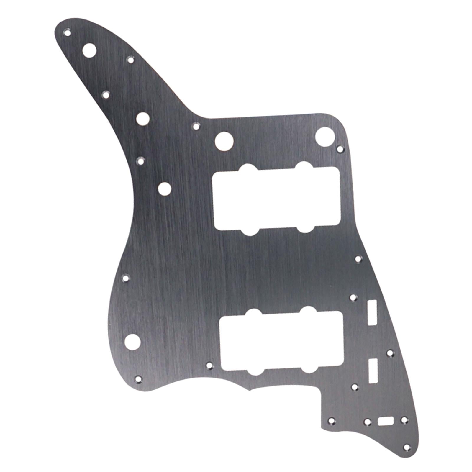 Anodized Guitar Pickguard Guitar Scratch Plate Guitar Replace Parts Black