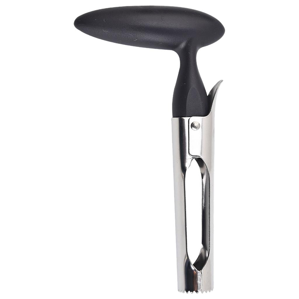Apple Corer Tools Spiral Gadgets Easy to use for Bell Peppers Veggie Pears black