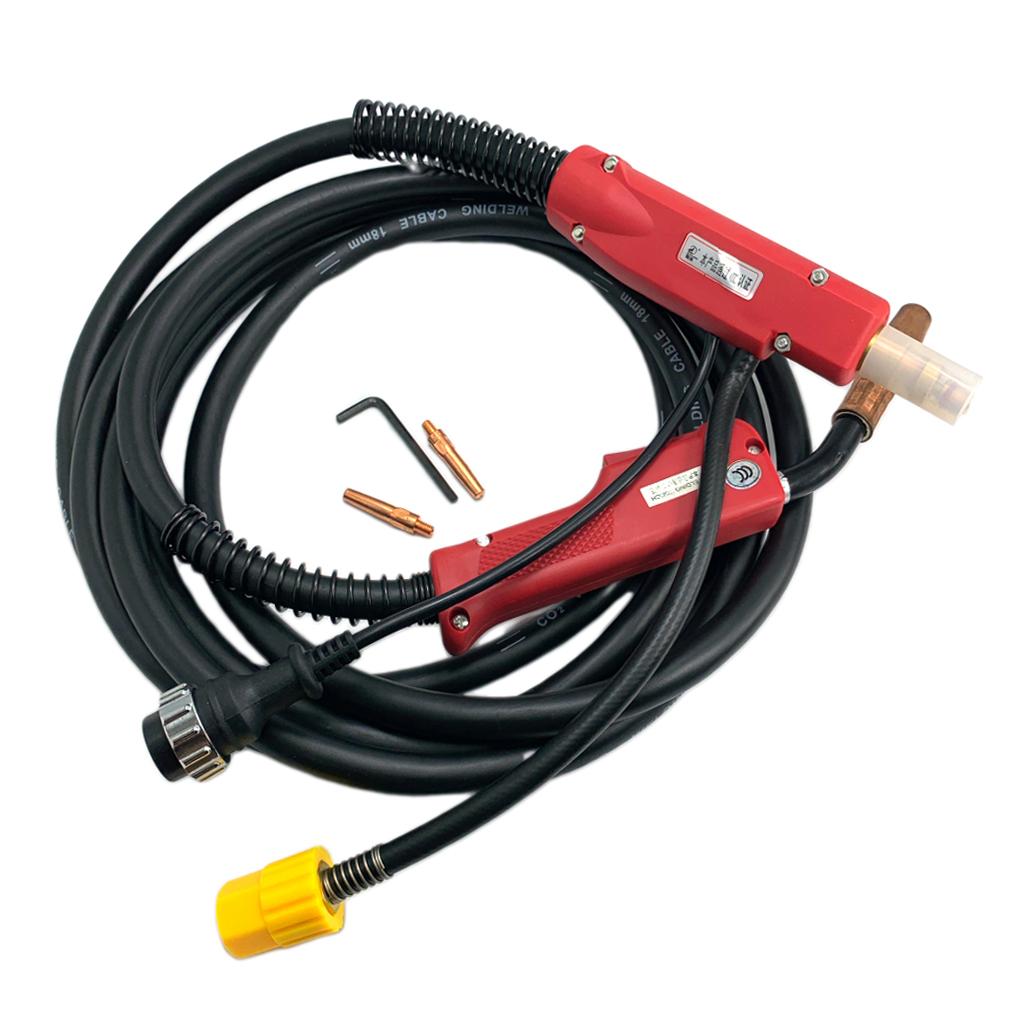 Welder Machine Welding Torch Euro Central Plug Connector Adaptor 180A 5M