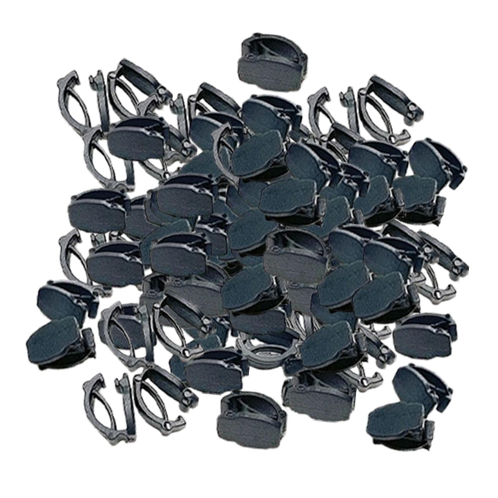100x Zipper Pull Cord Lock Ends Buckles Fastener Toggle Stopper for Paracord