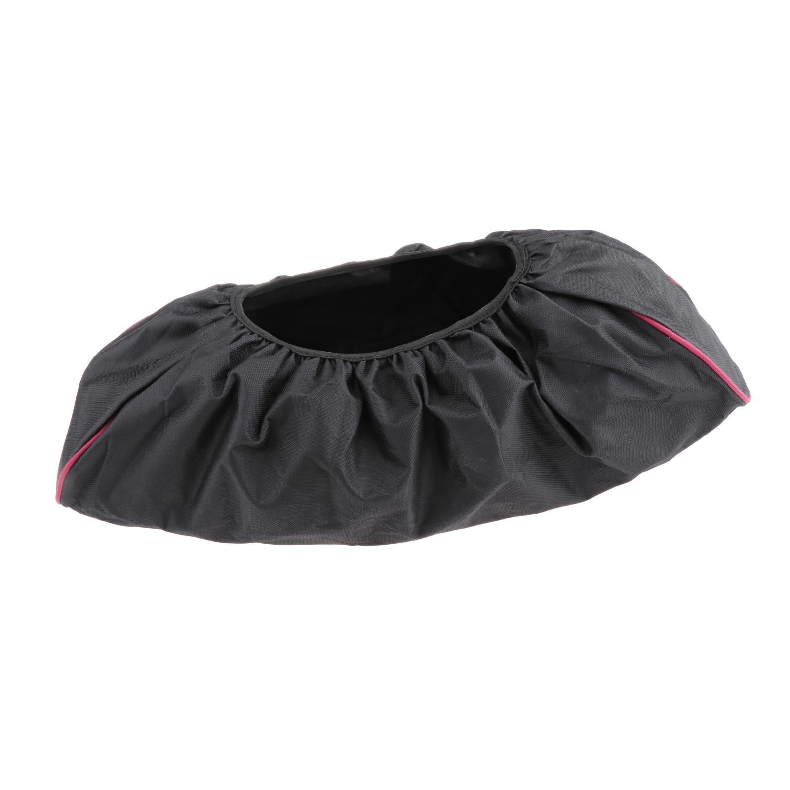 Black Winch Cover Waterproof Dust-Proof with Elastic Band 8,000-17,500 lbs