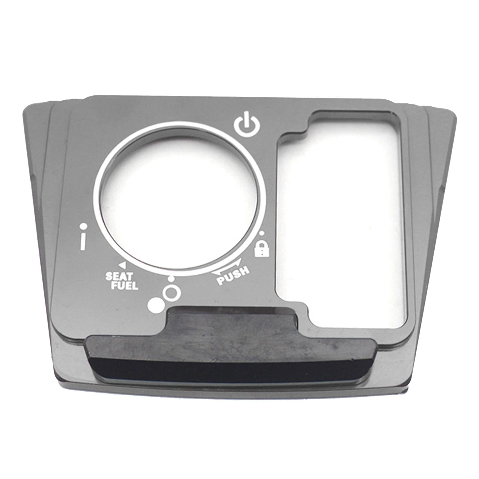 Electric Lock Switch Cover Frame Protector for Honda Forza 125 250 300 Grey