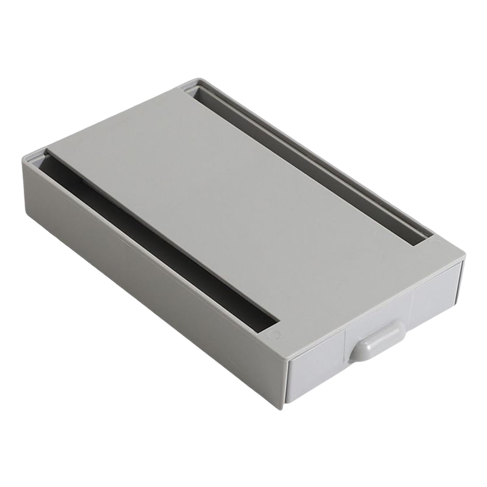 Desk Pencil Drawer Organizer Storage Attachable Desk Drawer for Closet Gray