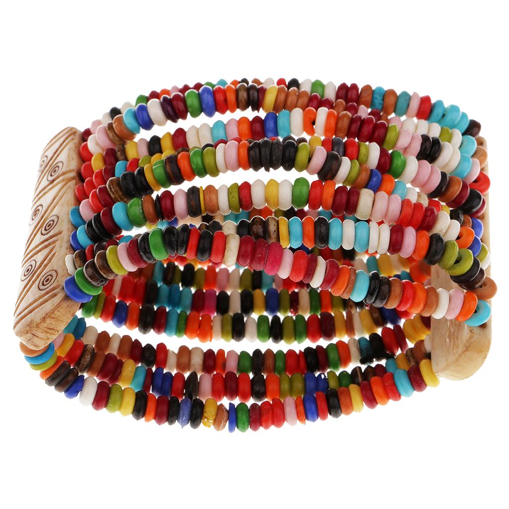 Woman Colorful Mini Shell Bracelet with Bone Wrist Ornament Creative Gift