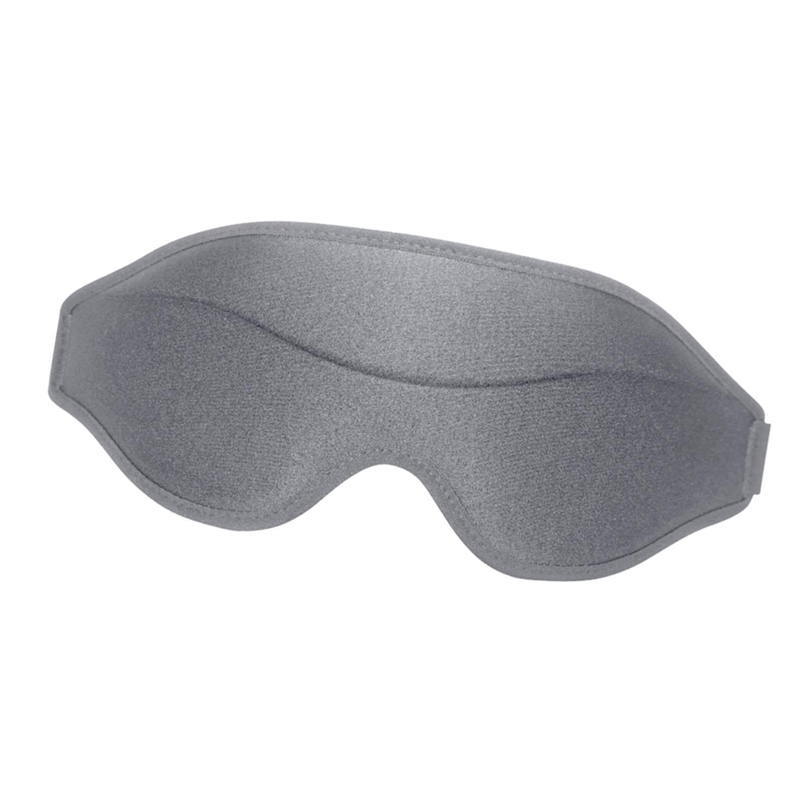 Sleep Mask Eye Mask 3D Contoured Eyeshade for Yoga Sleeping Women Men Gray