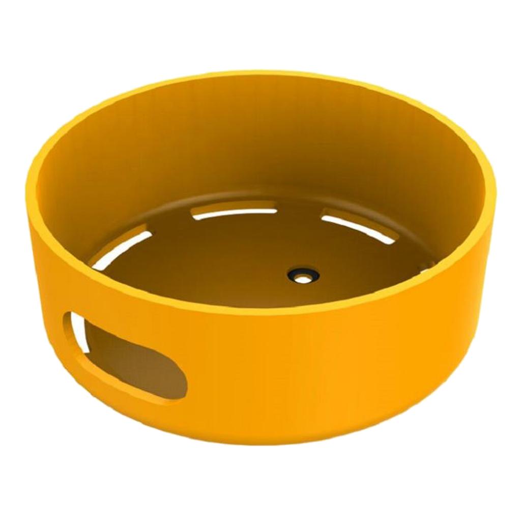 Protective Case for Echo Dot 2 Soft Silicone Anti-dust Cover Orange