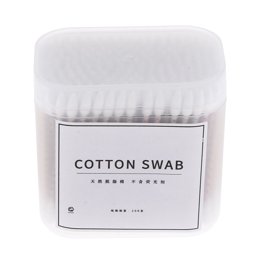 200x Cosmetic Cotton Swabs Cleaning Pads Makeup Applicator Tools 77 x 6 mm