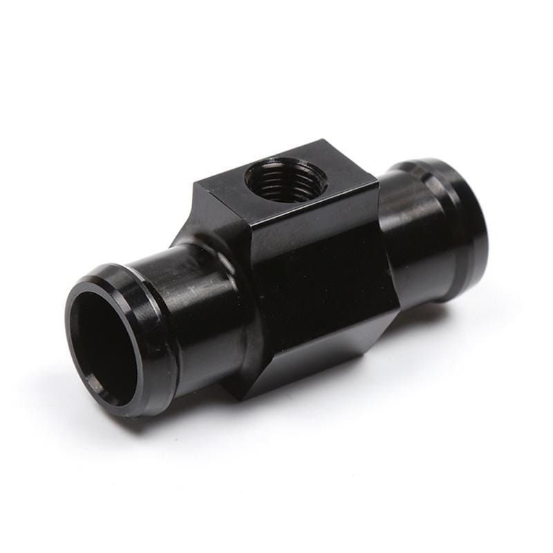 Motorcycle Modification Parts Universal CNC Aluminum Water Temperature Gauge Sensor Joint Transfer Interface, Size: 22mm (Black)